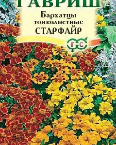 Бархатцы тонколист. Старфайр, смесь (Тагетес) 0,1 г