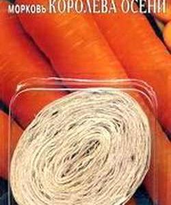 Морковь на ленте Королева осени 8 м