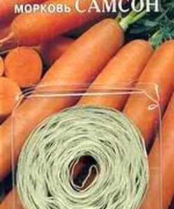 Морковь на ленте Самсон 6 м