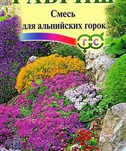 Декоративная смесь для альп. горок 0,1 г сер. Альпийская горка