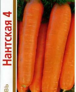 Морковь Нантская 4 серия 1+1/4,0 г