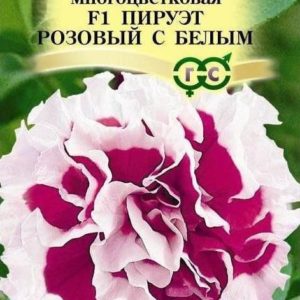 Петуния Пируэт розовый с белым F1махр. 5 шт. гранул. проб. сер. Элитная клумба Н11