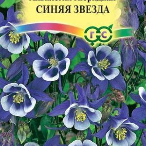 Аквилегия Синяя Звезда гибридная водосбор* 0,1 г Н12