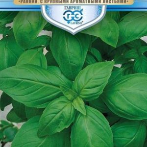 Базилик Русский гигант, зеленый 0,3 г серия Русский богатырь Н12