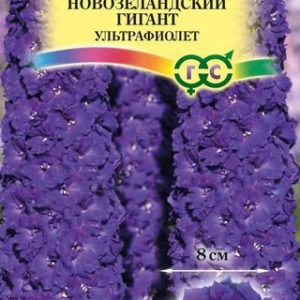 Дельфиниум супермахровый Новозеландский гигант ультрафиолет* 3 шт. Н13
