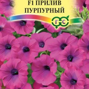 Петуния Прилив Пурпурный F1суперкаскадная 5 шт. гранул. проб. сер. Элитная клумба Н14