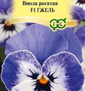 Виола Гжель F1 рогатая (Анютины глазки)* 10 шт. Н14