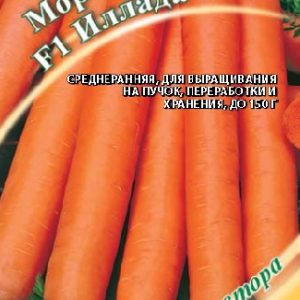 Морковь Иллада F1 0,3 г автор. Н14