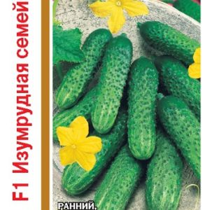 Огурец Изумрудная семейка F1 серия 1+1/0,6 г корнишон автор. Н14