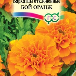 Бархатцы откл. Бой Оранж 0,3 г* сер. Элитная клумба Н15