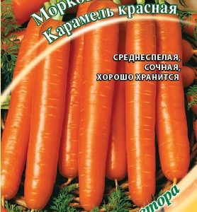 Морковь Карамель красная