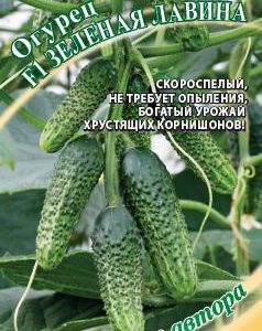 Огурец Зеленая лавина F1 10 шт. автор. Н17