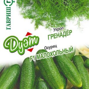 Огурец Малохольный 0,3 г+Укроп Гренадер 2 г серия Дуэт Хорошие соседи Н18
