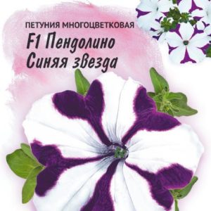 Петуния Пендолино синяя звезда F1 многоцв. 10 шт. гранул. пробирка, серия Фарао Н18