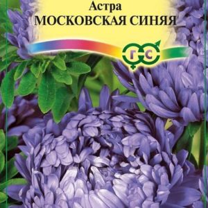 Астра Московская синяя 0,3 г, пионовидная