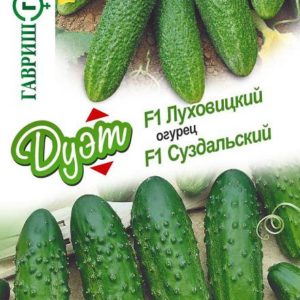 Огурец Луховицкий F1+Суздальский F1 автор.серия Дуэт 20 шт. Н17