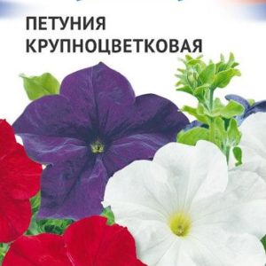 Петуния крупноцвет. смесь серия Триколор 9 шт