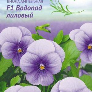 Виола Водопад лиловый F1, ампельная Виттрока (Анютины глазки)* 5 шт. Н14 , серия Лавандовые грёзы